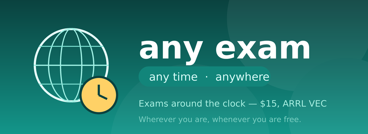 ANY-EXAM, any time, anywhere
